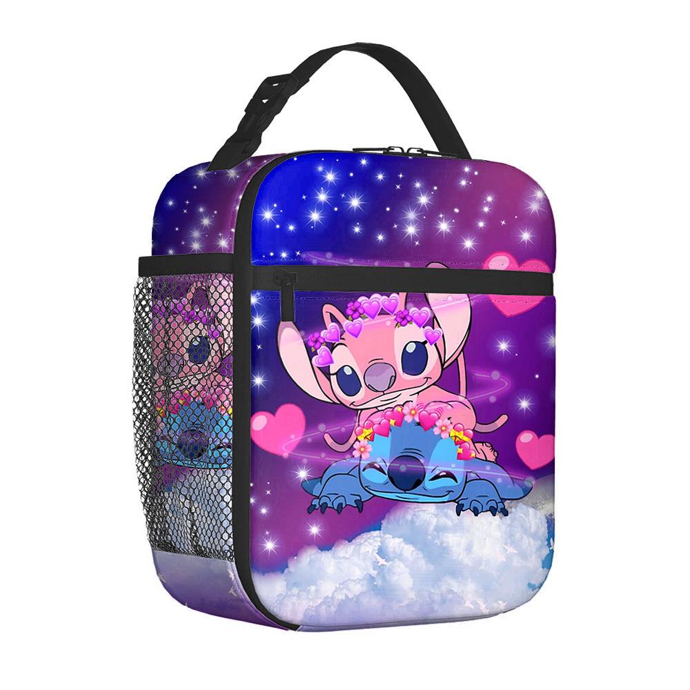 Qi Portable Lunch Bag Primary And Secondary School Students Full Printed Meal Bag Ice Bag Picnic Ice Bag