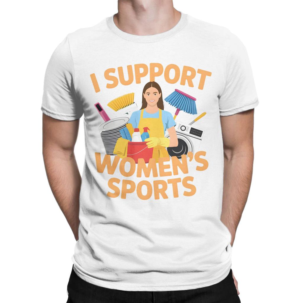 Unisex TShirts I Support Unisexs Sports Strong EmpowerUnisext Novelty Pure Cotton Tee Shirt Short Sleeve T Shirts O Neck Clothes