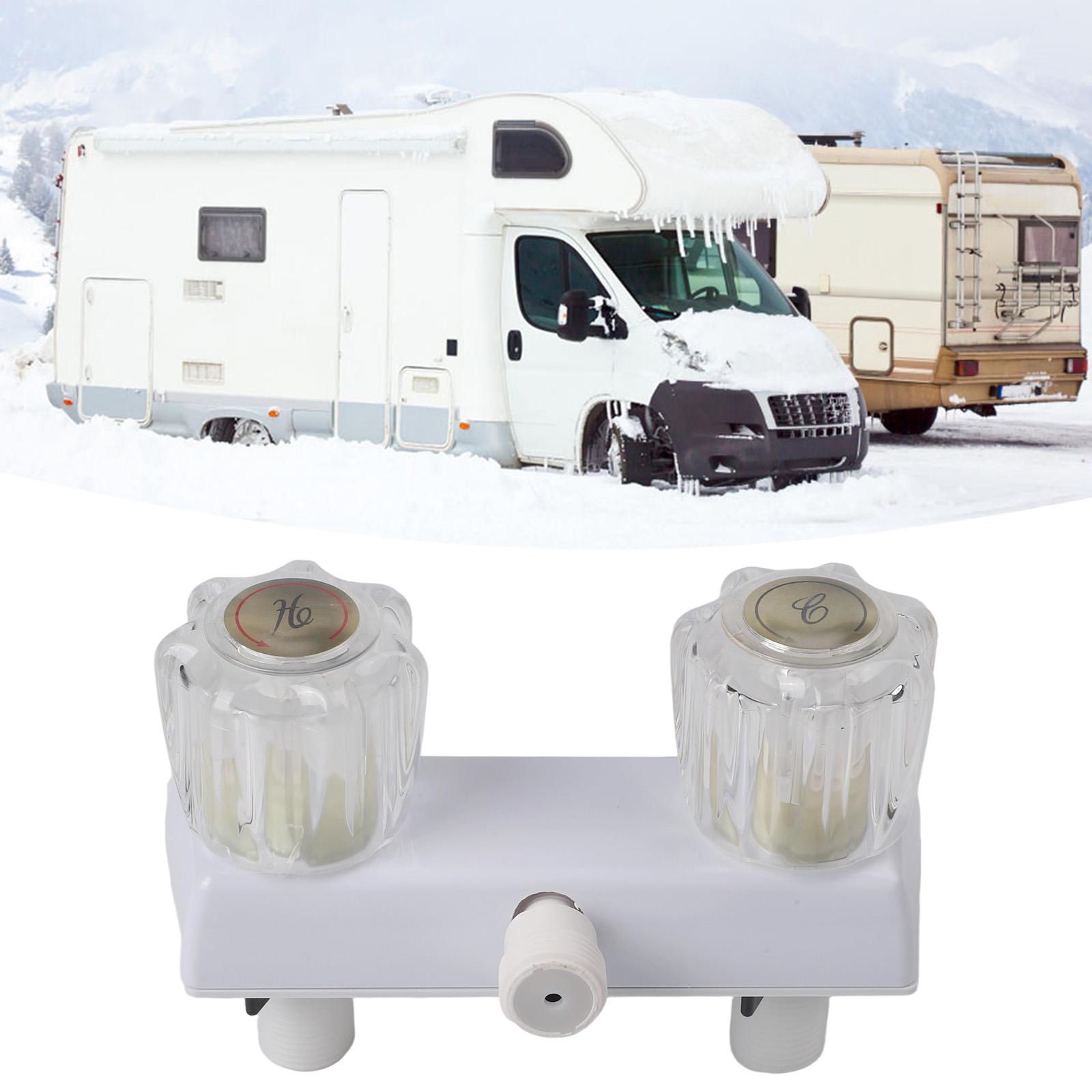 

Double Knob Faucet 1.8cm Diameter Camper Shower Replacement Lightweight Design Perfect Fit For RVs For RVs And Campers China Mainland