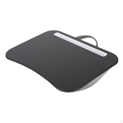 Support d'ordinateur portable de bureau sur les genoux Fonction de rangement Table pour ordinateur portable Portable Support de téléphone pour livre