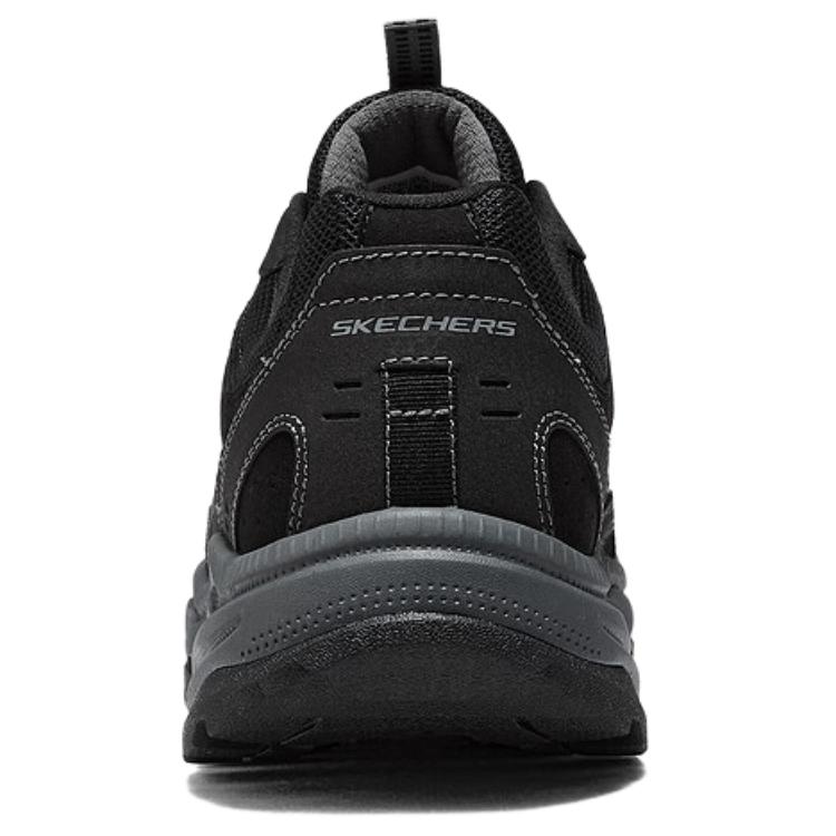 Skechers Outdoor Men Black Low Top Outdoor Shoes Comfortable Wear Resistant 237740-BKCC