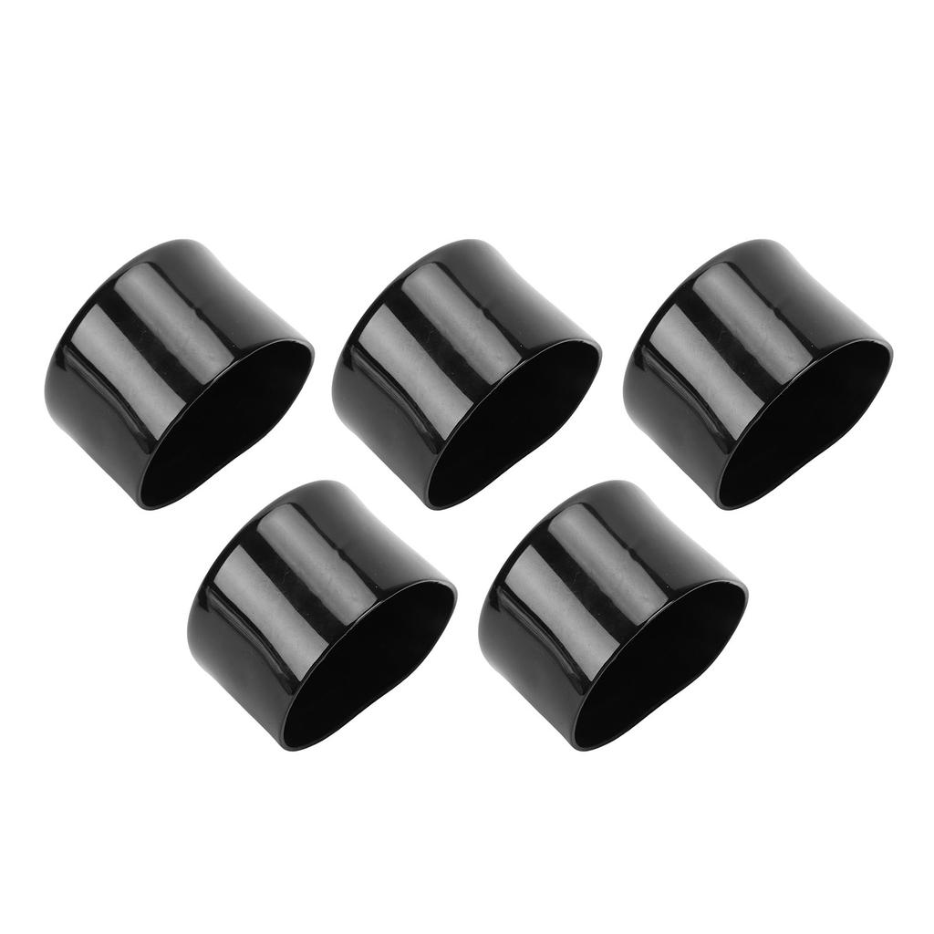 5PCS Round End   63mm 2.5 Inch Synthetic Rubber     Screw Thread Protector Covers for PVC Round Tube