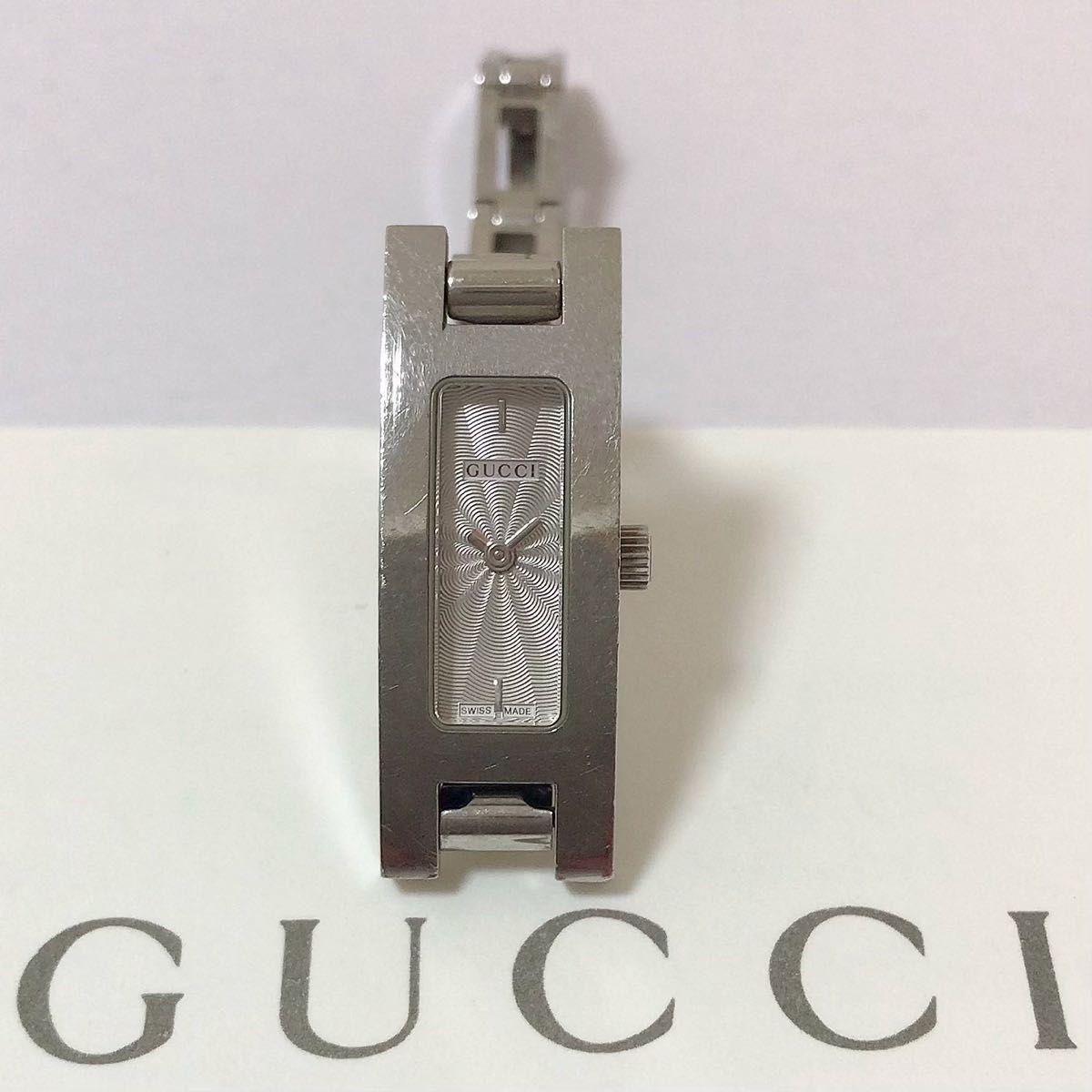 Used GUCCI 3900L Bangle Watch Women s Watch Silver