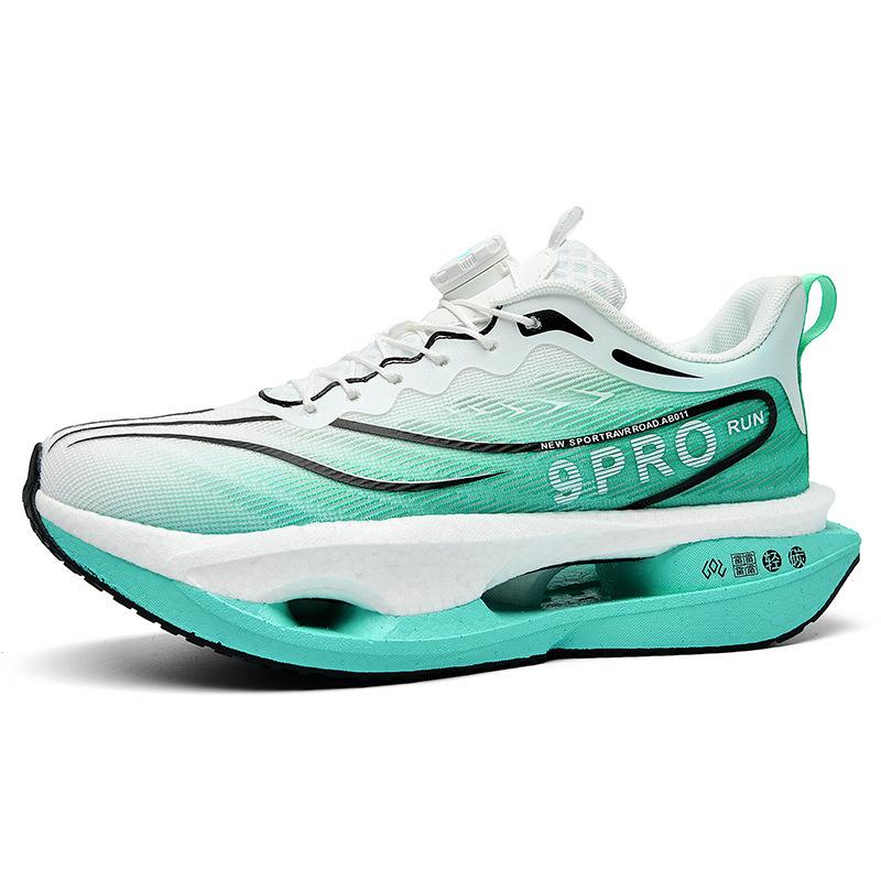 

Summer breathable jaka light and comfortable sports shoes rotating buckle casual shoes popcorn carbon plate hollow running shoes 30