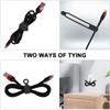 20 Pcs Silicone Cable Ties Reusable Cable Straps Holder USB Wire Cord Organizer