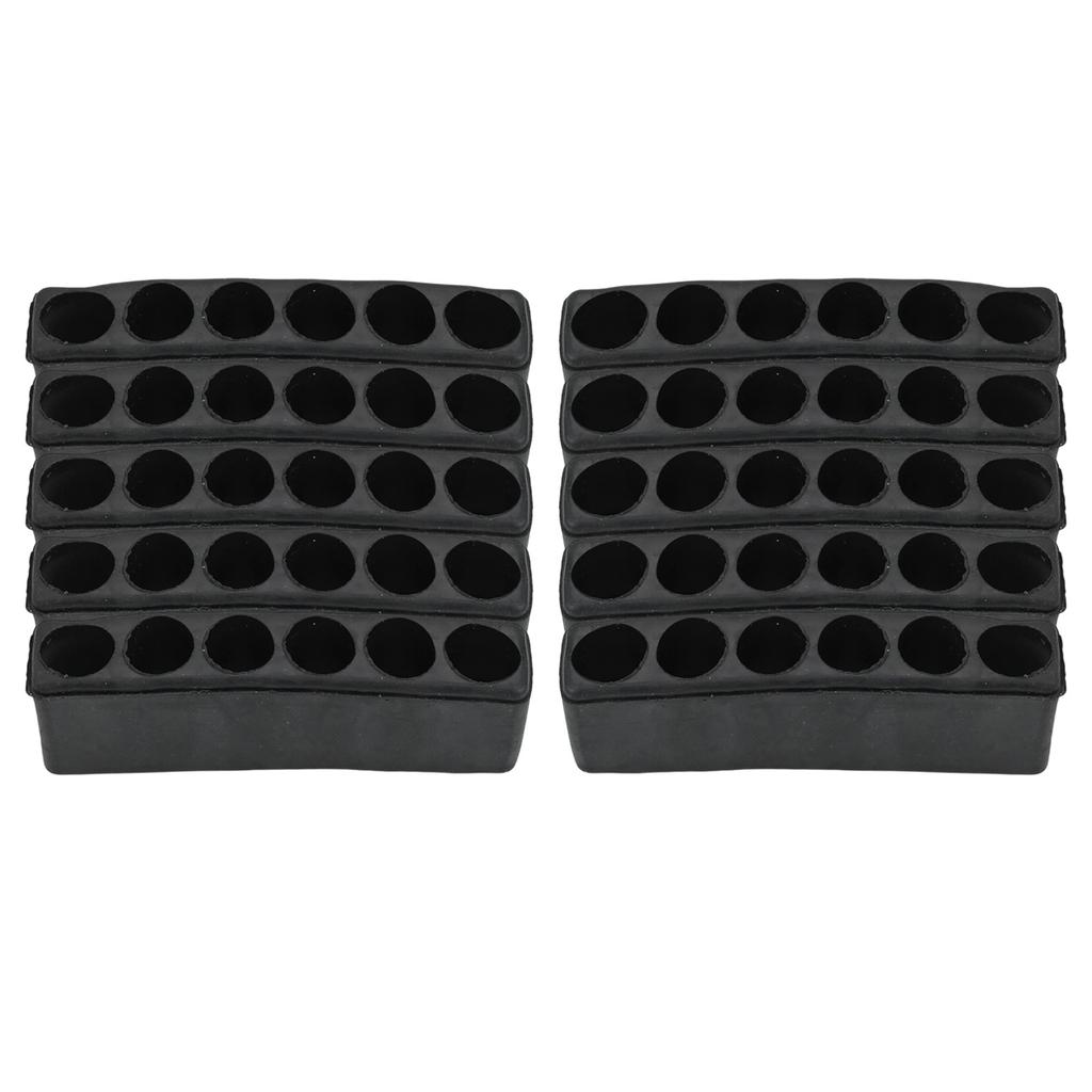 Professional 10pcs Screwdriver Bit Holder for 1/4 Inch Hex Tools 6/11 Holes