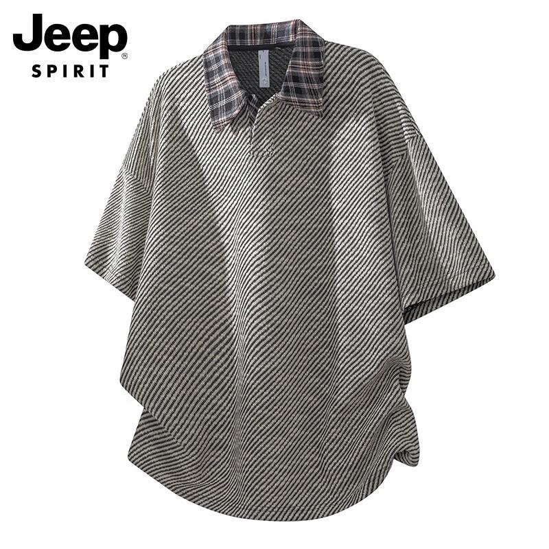 JEEP SPIRIT Men s Short Sleeve Polo T-Shirt XL