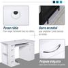Biurko Komputerowe Stół Komputerowy Multimedialny Wielofunkcyjny z Półką Szufladą Tacką na Klawiaturę MDF 120