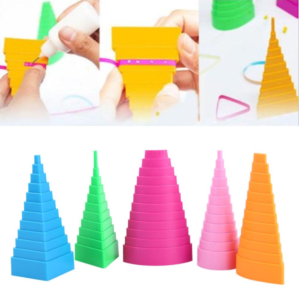 5pcs Mixed Color Paper Quilling Border Buddy 5 Shapes Shape Towers Quilling Tools Cardmaking Papers Mould Kit