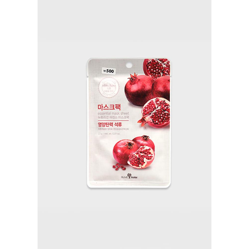 Pomegranate Essential Facial Mask Sheet 1ea