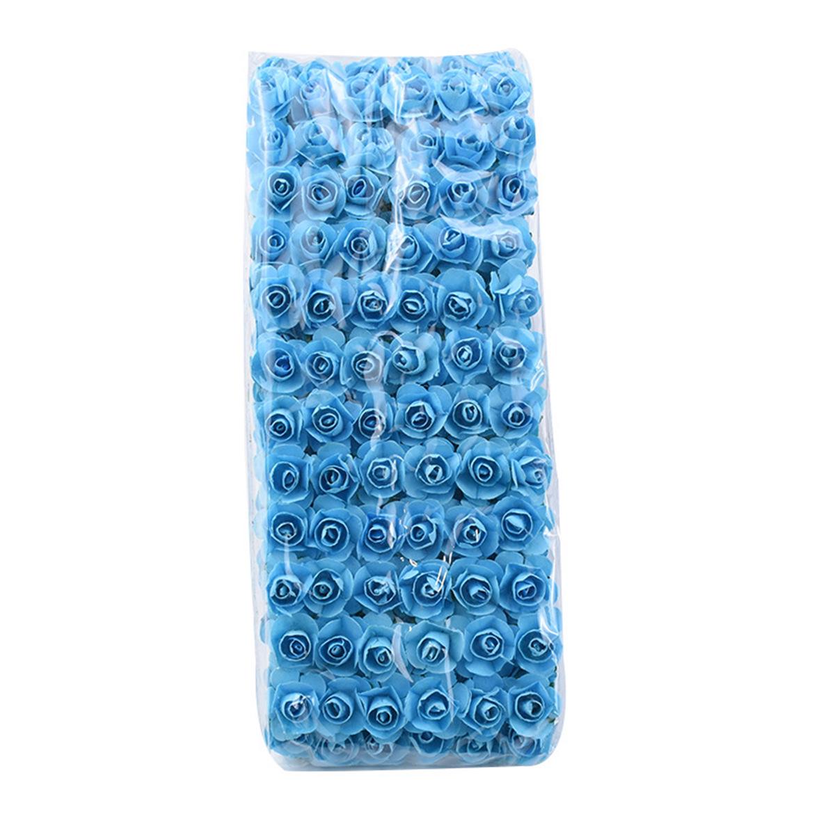 

DIY Handmade Paper Rose Bouquet for Wedding Favors, Invitations, and Bride Flower Crowns синій