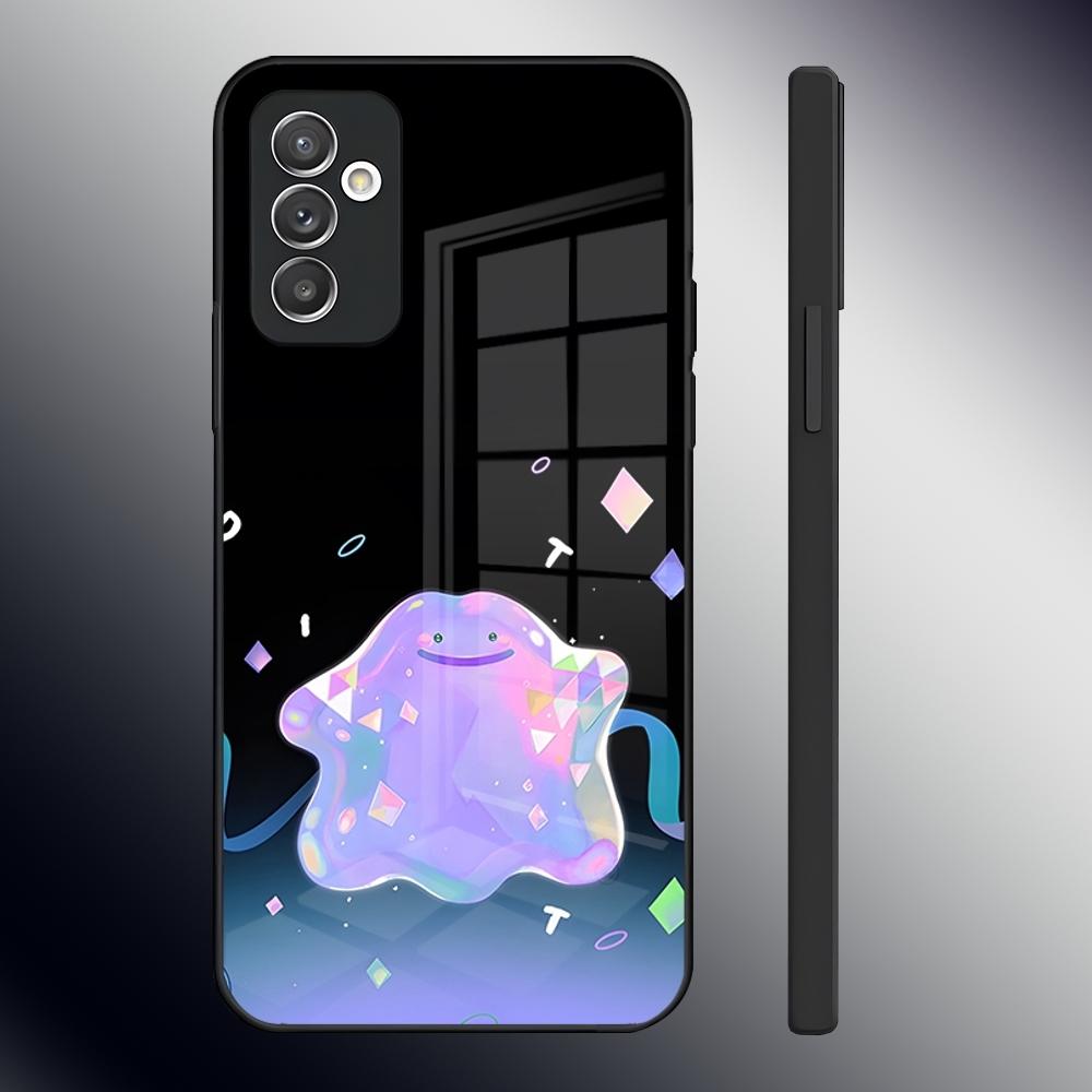 Cartoon Cute Ditto Phone Case For Samsung S24 Ultra S23 S22 S20 Fe S21 Plus A54 A34 A24 A53 A13 A16 Glass Back Cover
