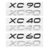 Car Audio Decorate 3D Aluminum Badge Emblem Stickers For VOLVO XC90 XC60 V40 V60 S60L Rear Logo Volvo Logo T4 T5 T6 B3 B4 B5 B6
