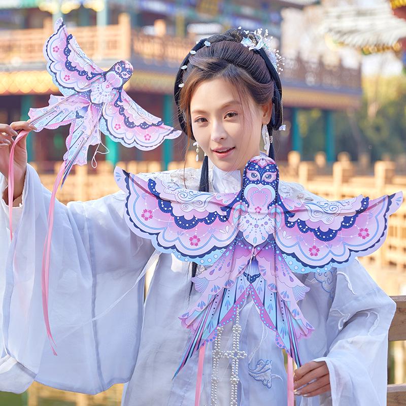 Retro Handicraft Bamboo Swallow Kite - 60cm x 80cm Chinese Style Dance Decoration Prop for Kids (2026 Edition)