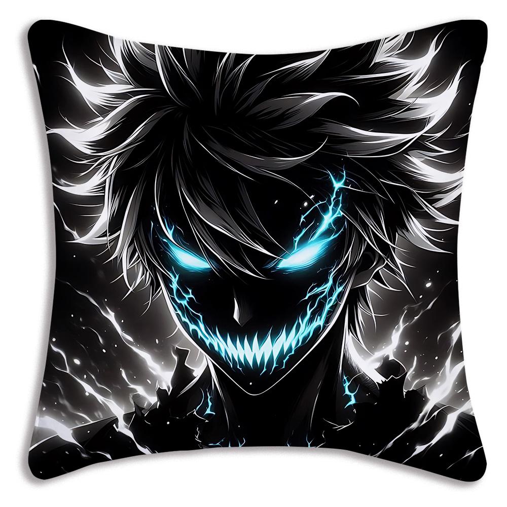 Anime For Tokyos Ghouls Pillow Covers Cartoon Sofa Decorative Home Double-sided Printing Short Plush Cute Cushion Cover