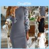 Eleganter Damen-Pünktchen-Pullover Mit Langen Netzgarn-Ärmeln Für Eine Schmeichelhafte Bodycon-Passform