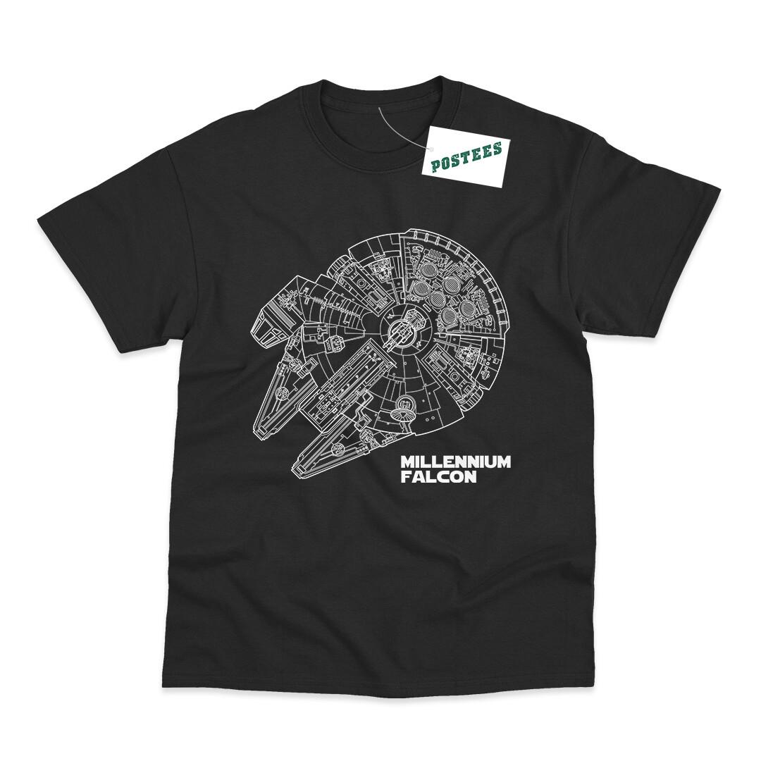 26 Millennium Falcon Inspired by Star War Printed T-Shirt Unisex T-Shirt M