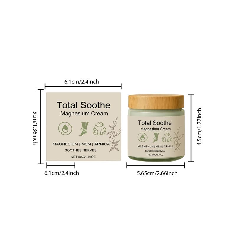 Body Care Magnesium Cream Gently Nourishes And Takes Care Of The Body Joints In Daily Life. Massage And Apply The External Care Magnesium Cream