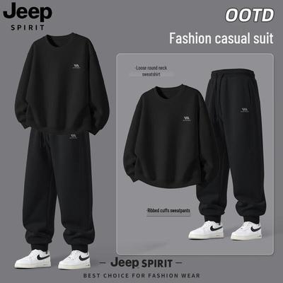 JEEP SPIRIT Men's 2025 Spring/Autumn Casual Tracksuit