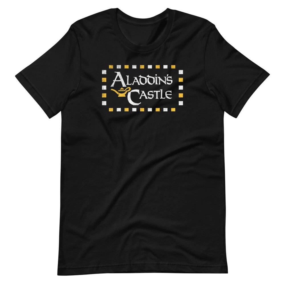 

ALADDINS CASTLE Arcade Retro Style Tee Short-Sleeve Unisex 100% Cotton T-shirt Mens Tees Top 4XL