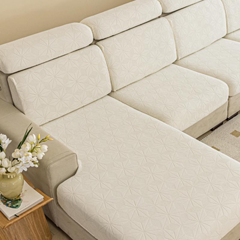 Elastic Sofa Cover Cushion Cover Sofa Hat Solid Color Sofa Cover All-inclusive Four Seasons Universal Cover Sofa Cushion Cover