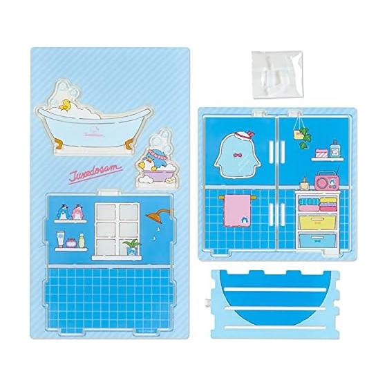 Sanrio Tuxedo Sam Acrylic Stand Room/Bathroom (Enjoy Idol) 868914 Sanrio Character Support Goods, Connectable Acrylic Stand