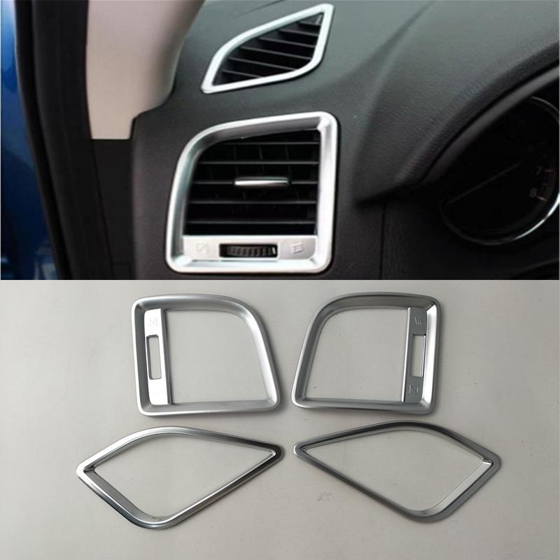 4PCS/Lot For 2013-2016 Mazda CX5 CX-5 CX 5 MK1 Car Stickers Special ABS Chrome Plated Air-conditioning Outlet Decoration Cover