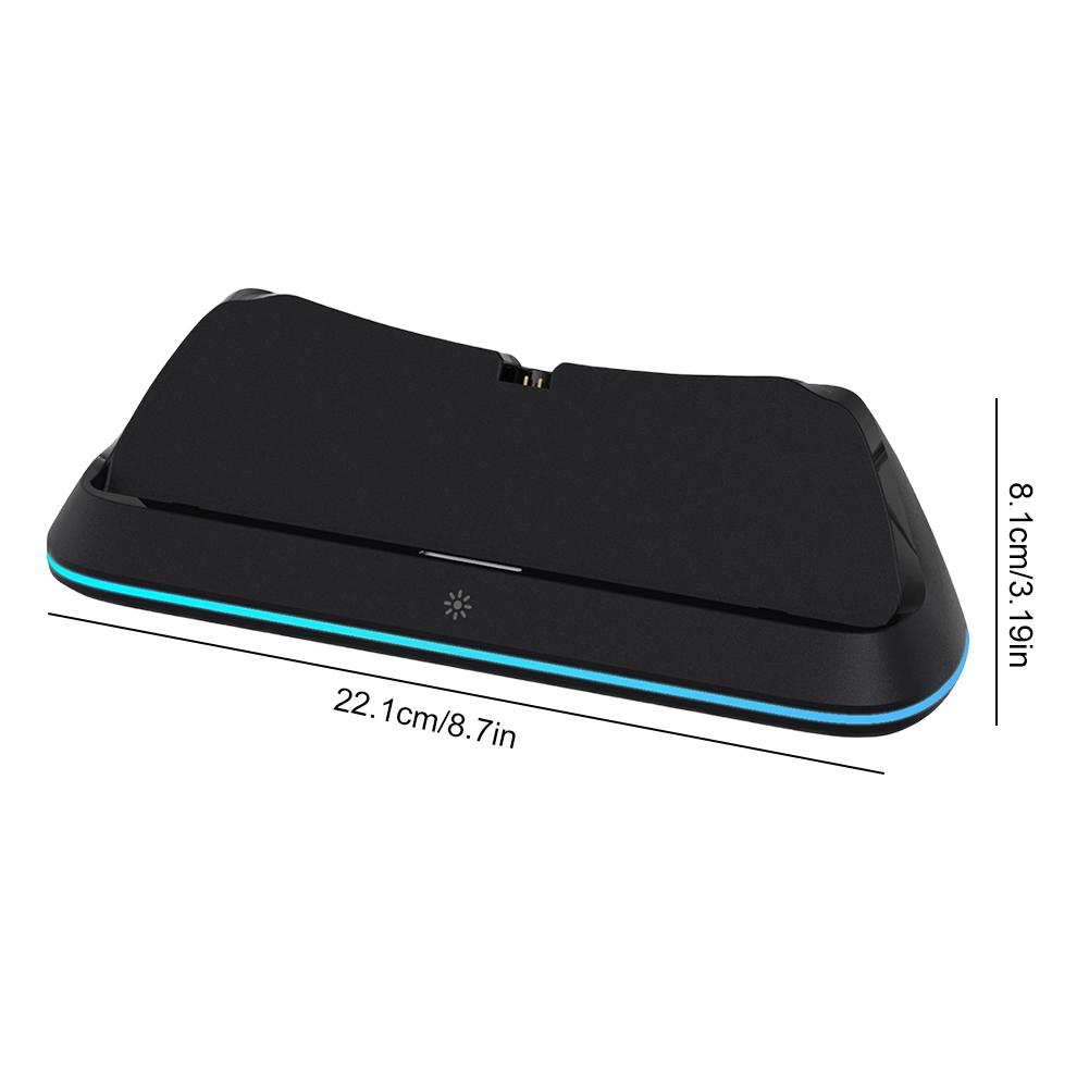 

Portable Charge Dock with Type-C Adapter Console Charger Stand Base Holder for PlayStation Portal for PS5 Portal Remote Player чорний