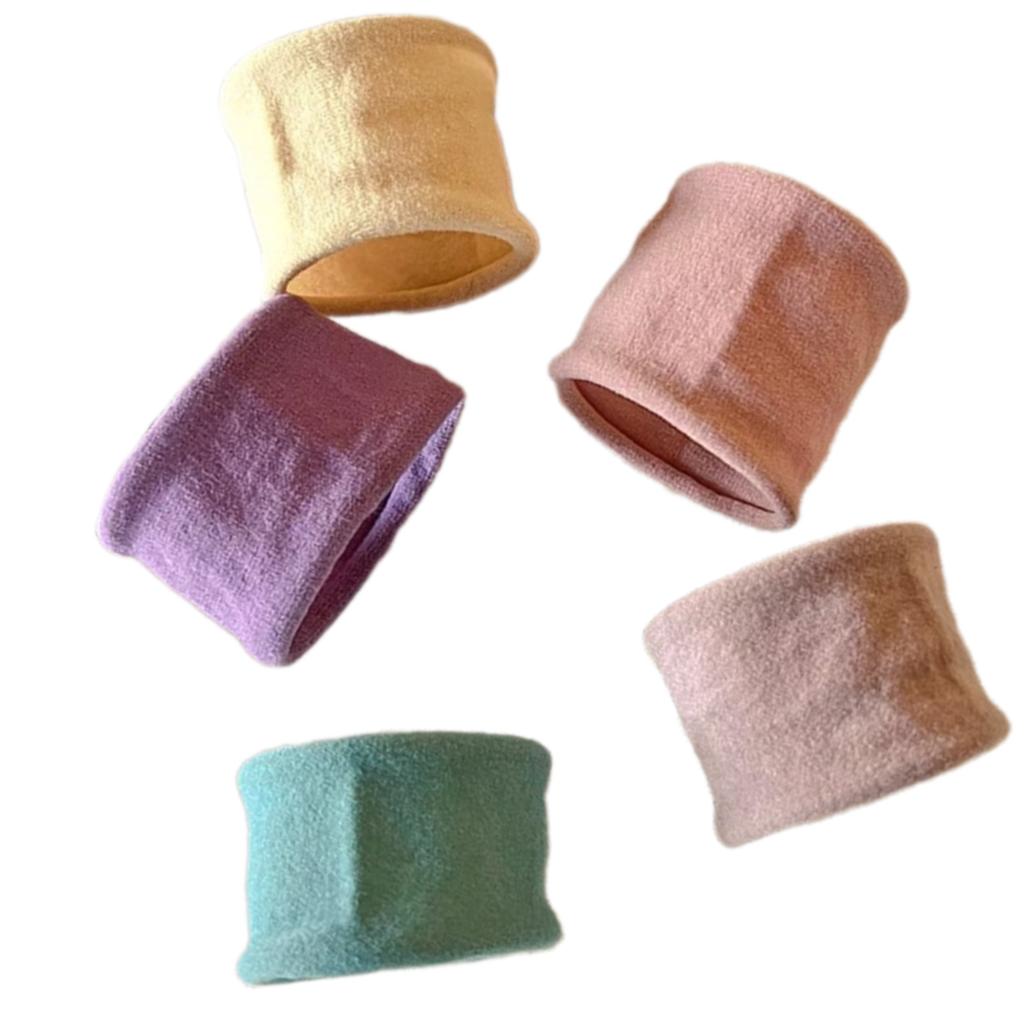 5 szt. Szerokie, antypoślizgowe gumki do włosów dla kobiet, do ćwiczeń na siłowni, sportowe, bezszwowe, elastyczne gumki do wysokiego kucyka, akcesoria do włosów wielokrotnego użytku