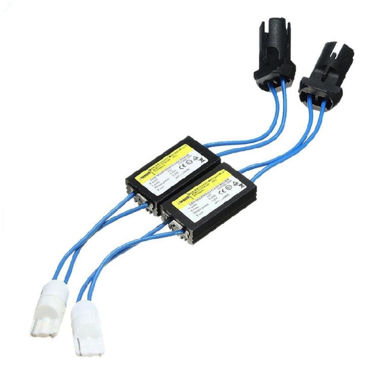 12V LED Warning Canceller Decoder Car Lights Error Load Resistor Module T10 W5W 1