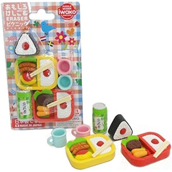 Blister Pack Fun Erasers Picnic