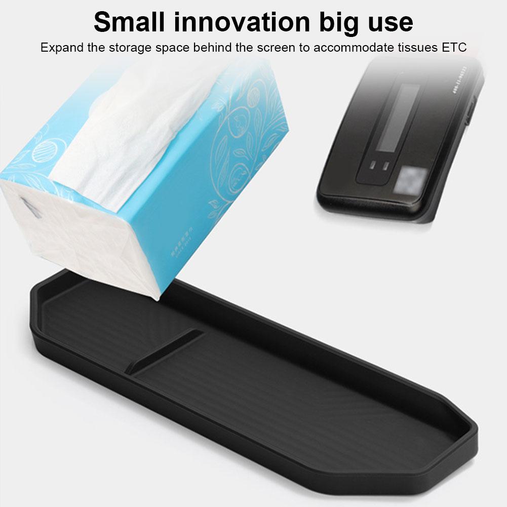 Dashboard Storage case for Kia EV9 2025-2025 Car Interior Storage box behind the screen Car Accessories Silicone screen box