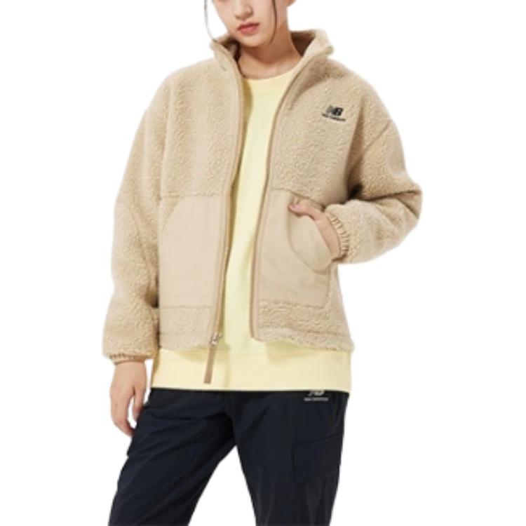 New Balance Velvet feel Coat Women's Khaki AWJ23339-INC