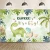 Happy Birthday Dinosaur Background Picture Forest Party Decoration Background Dinosaur Poster Background Baby ShowerJungle Photo