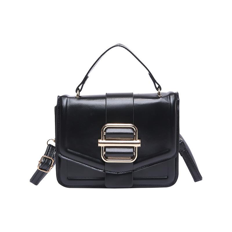 

Crossbody French Bag Minimalist Retro Quilted Stitching Daily For Women Casual чёрный