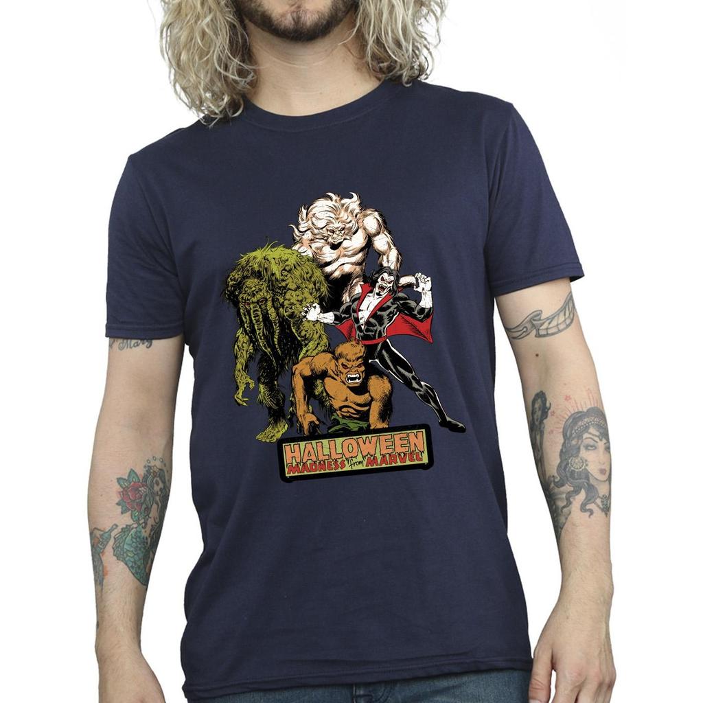 Marvel Mens Halloween Monsters T-Shirt