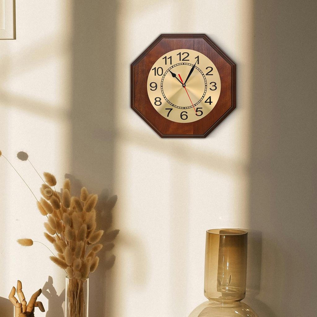 Clock Dial Face: Aluminum Wall Clock Dial Replacement Arabic Numerals Plate for DIY Crafts and Quartz Movement Repair Tools