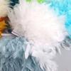 10 Meters Turkey Feathers For Clothes Diy Marabou Feather Fringe For Needlework Party Plume Handmade Mirror Home Decor