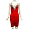 Women's European & American Rhinestone Strap Bodycon Bandage Dress - Sexy Socialite Style Evening Gown.