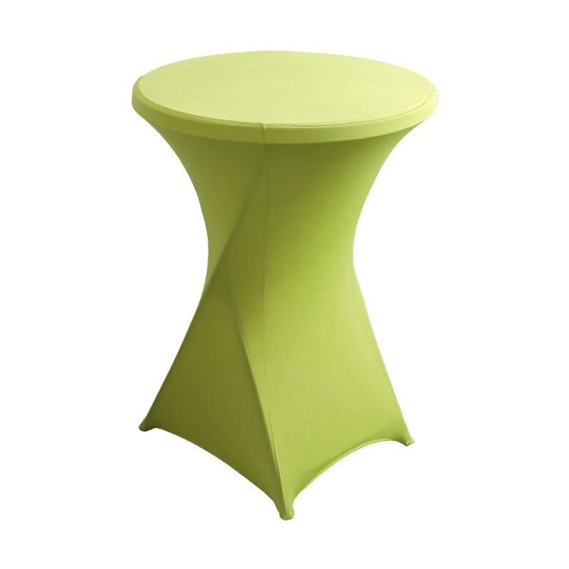 

Круглая эластичная скатерть для коктейльных/банкетных столов - Однотонная, для высоких столов 60*110cm/0.3kg