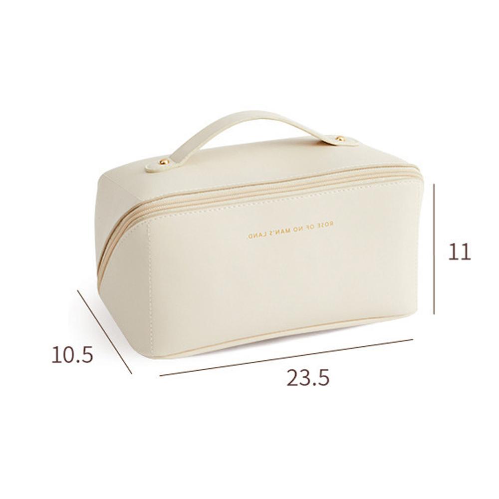 Large Capacity Travel Cosmetic Bag Foldable Waterproof Makeup Organizer Pouch For Women Storage Case