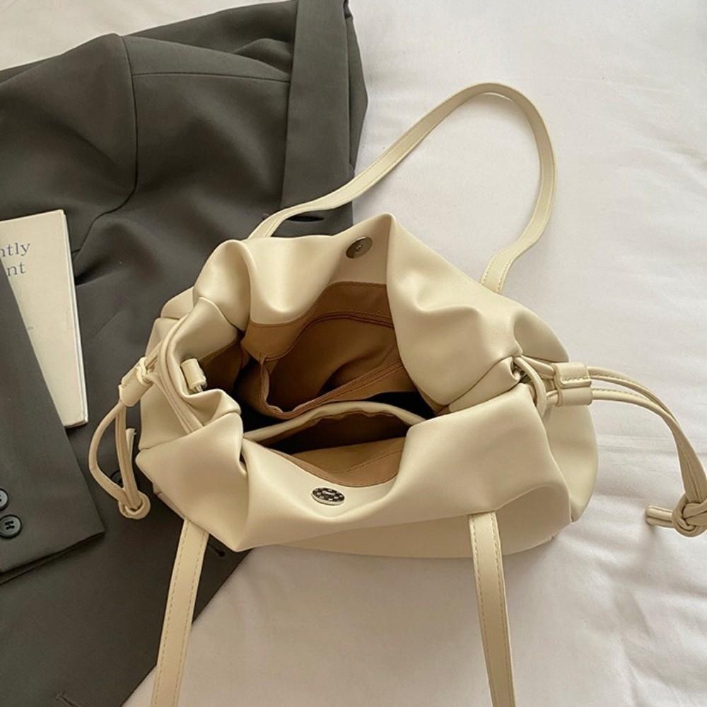 Love Pendant Large PU Handbag Shoulder Pouch Messenger Bag Versatile PU Underarm Bag  Women