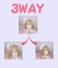 3WAY Cat Ear Head Dress Lolita Cat Ears Super Cute Cat Ears Maid Headband Ribbon Cosplay Cosplay lolita [SRrabbit] (Light Blue)