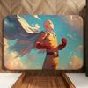 anime O-One-Punch M-Man Floor Mat Soft Flannel Floor Mat  Suitable for Entryways, Living Rooms, Bedrooms, and Bathrooms