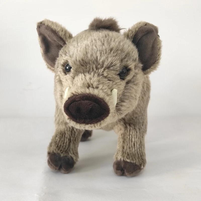 Vicious African Pig Plush Toy Frightening Wild Boar Stuffed Animal Dolls Ideal Birthday Gifts For Boys Decoration