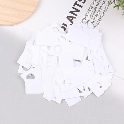 100Pcs Garden Planting Tag With Hole Melon Fruit Tree Markers Sign Portable Plastic Waterproof Hanging Label For Flower Nursery