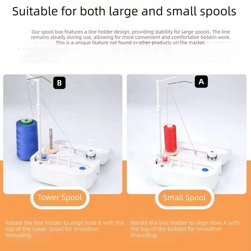 Auto Stop Sensor Automatic Bobbin Winder Infrared Control Size Adjustable Electric Bobbin Winder Machine