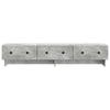 TV Stand Concrete Grey 147 x 34.5 x 30 cm Engineered Wood