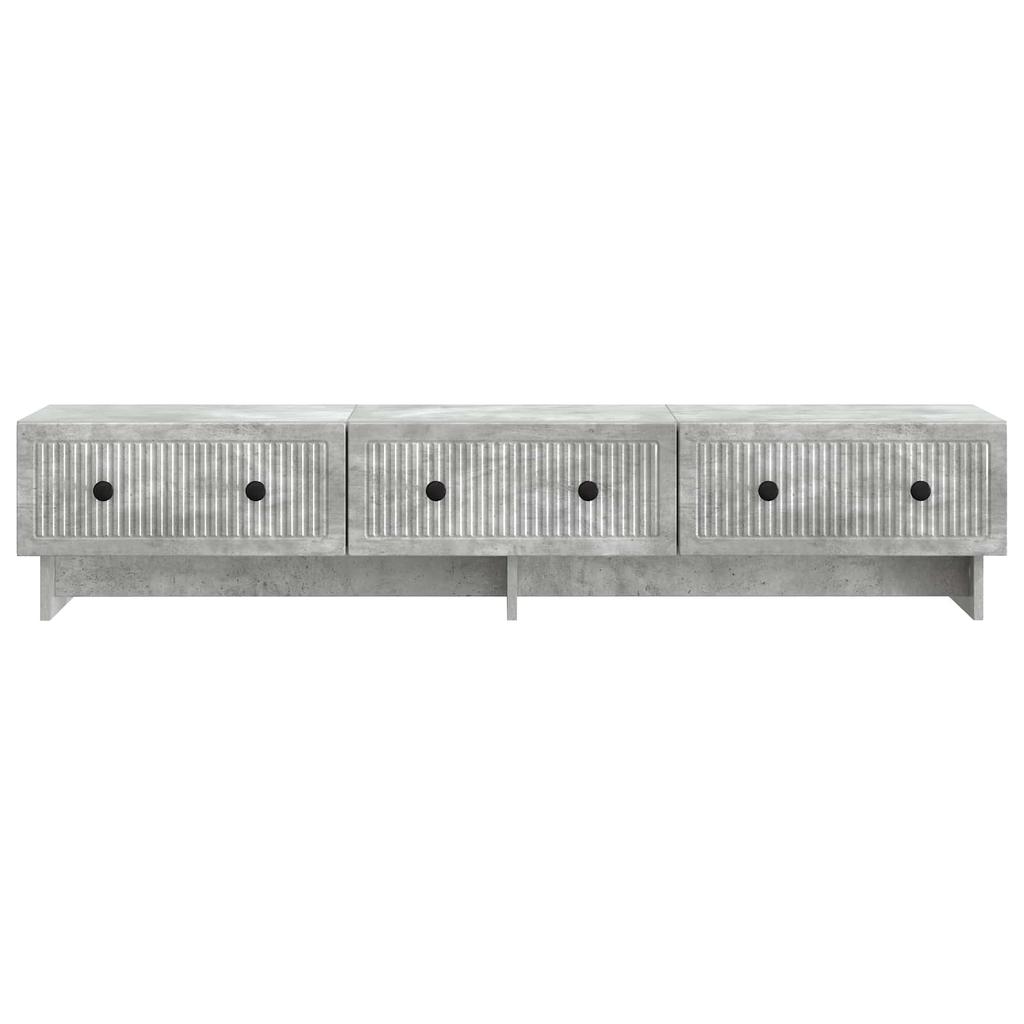 TV Stand Concrete Grey 147 x 34.5 x 30 cm Engineered Wood