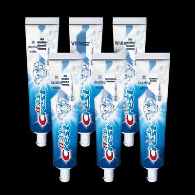 3D White Dual-Action Stain Removal Toothpaste 6-Pack